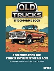 Old trucks coloring for sale  Delivered anywhere in USA 