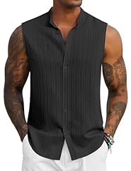 Coofandy men sleeveless for sale  Delivered anywhere in USA 