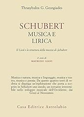 Schubert. musica lirica. usato  Spedito ovunque in Italia 