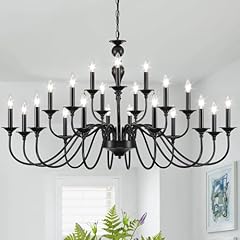 Black chandelier light for sale  Delivered anywhere in USA 