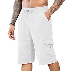 Mens linen shorts for sale  Delivered anywhere in UK