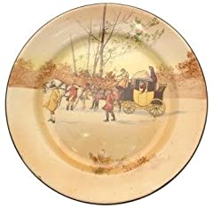 Used, Royal Doulton D2716 Coaching Days Unscheduled Stop 10.5 inch plate CP2113 for sale  Delivered anywhere in Canada