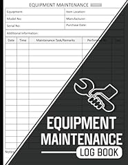 Equipment maintenance log for sale  Delivered anywhere in USA 