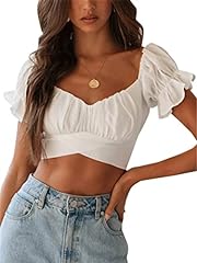 Lyaner women ruffle for sale  Delivered anywhere in USA 