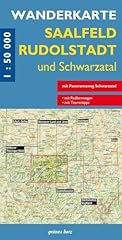 Wanderkarte saalfeld rudolstad gebraucht kaufen  Wird an jeden Ort in Deutschland