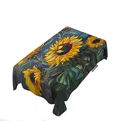 Moslion sunflowers tablecloth for sale  Delivered anywhere in USA 