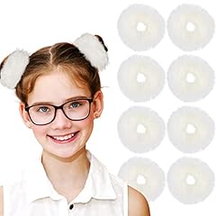Pcs fuzzy scrunchies for sale  Delivered anywhere in USA 
