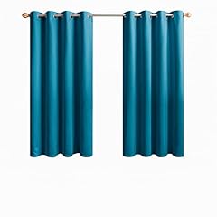 Topfinel teal curtains for sale  Delivered anywhere in UK