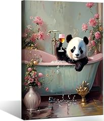 Framed panda bathroom for sale  Delivered anywhere in USA 