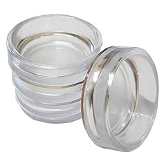 Clear castor cups for sale  Delivered anywhere in UK