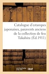 Catalogue estampes japonaises d'occasion  Livré partout en France