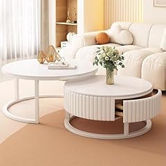 Runder couchtisch weiß gebraucht kaufen  Wird an jeden Ort in Deutschland