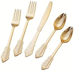 Set posate oro usato  Spedito ovunque in Italia 