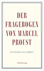 Fragebogen marcel proust gebraucht kaufen  Wird an jeden Ort in Deutschland