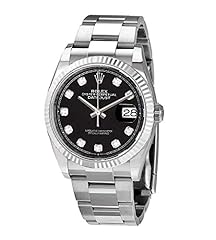 Rolex Datejust 36 Black Diamond Dial Automatic Ladies for sale  Delivered anywhere in USA 