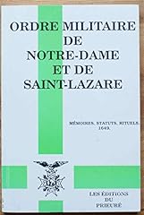 ordre saint lazare d'occasion  Livré partout en France