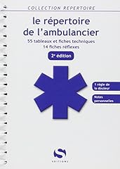 Repertoire ambulancier d'occasion  Livré partout en Belgiqu
