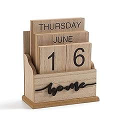 Perpetual calendar wooden for sale  Delivered anywhere in USA 