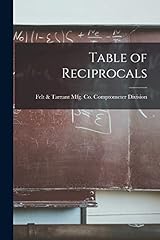 Table reciprocals for sale  Delivered anywhere in UK
