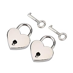 2pcs silver heart for sale  Delivered anywhere in USA 