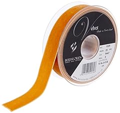 orange velvet ribbon for sale  Delivered anywhere in UK