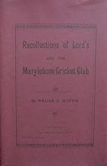 Recollections lord marylebone for sale  Delivered anywhere in UK