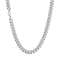 Silver curb chain for sale  Delivered anywhere in UK