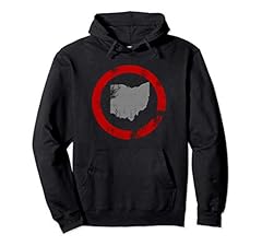 Distressed Vintage State of Ohio Hooded Sweatshirt for sale  Delivered anywhere in USA 