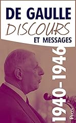 Discours messages 1940 d'occasion  Livré partout en France