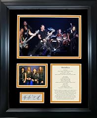 Framed metallica band for sale  Delivered anywhere in USA 