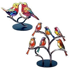 Pcs bird ornaments for sale  Delivered anywhere in UK