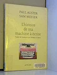 Histoire machine écrire d'occasion  Livré partout en Belgiqu