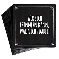 Pechkeks servietten schwarz gebraucht kaufen  Wird an jeden Ort in Deutschland
