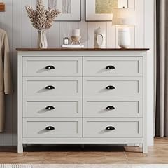 Farmhouse white dresser for sale  Delivered anywhere in USA 