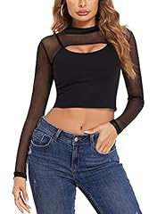Avidlove mesh crop for sale  Delivered anywhere in USA 