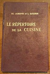 Répertoire cuisine th. d'occasion  Livré partout en France