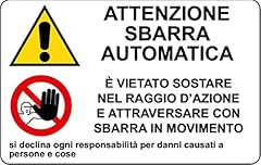 Adesivo pericolo attenzione usato  Spedito ovunque in Italia 