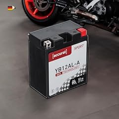 Accurat motorradbatterie yb12a gebraucht kaufen  Wird an jeden Ort in Deutschland