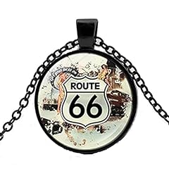 US Route 66 Pendant Necklace For Men Women,Retro American for sale  Delivered anywhere in Canada