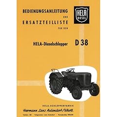 Hela dieselschlepper d38 gebraucht kaufen  Wird an jeden Ort in Deutschland