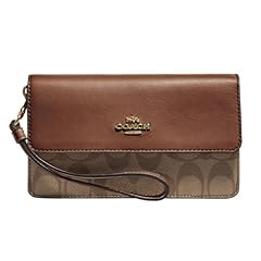 Coach signature foldover for sale  Delivered anywhere in USA 