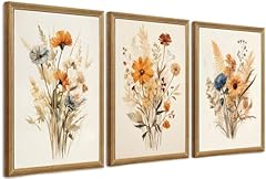 Framed vintage wildflower for sale  Delivered anywhere in USA 