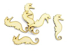 10pcs wooden seahorse for sale  Delivered anywhere in UK