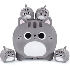 Grey cat plush for sale  Delivered anywhere in USA 