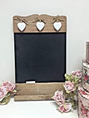 HomeZone Wall Mounted Wooden Memo Board with Vintage for sale  Delivered anywhere in UK