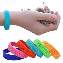 Personalised safety wristband for sale  Delivered anywhere in UK