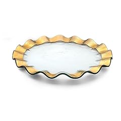 Annieglass ruffle inch for sale  Delivered anywhere in USA 