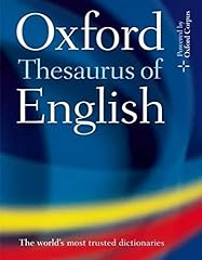 Oxford thesaurus english for sale  Delivered anywhere in UK