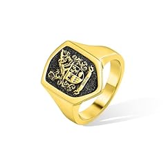 Personalized signet ring for sale  Delivered anywhere in UK