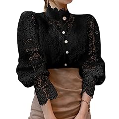 Febbabe lace blouses for sale  Delivered anywhere in UK